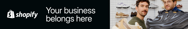 Shopify: Your business belongs here. Start for free.